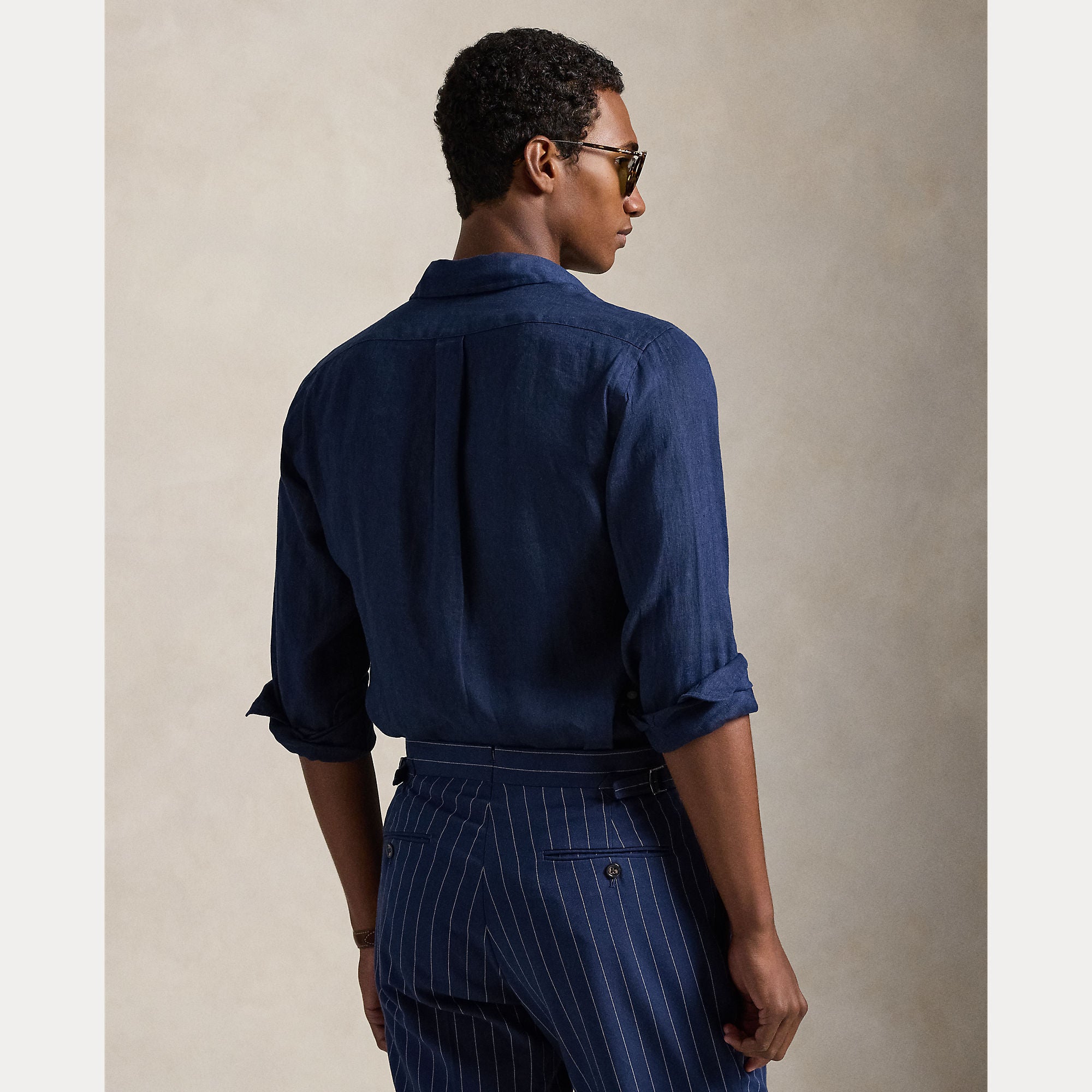 CUSTOM FIT LINEN SHIRT - BoUvy