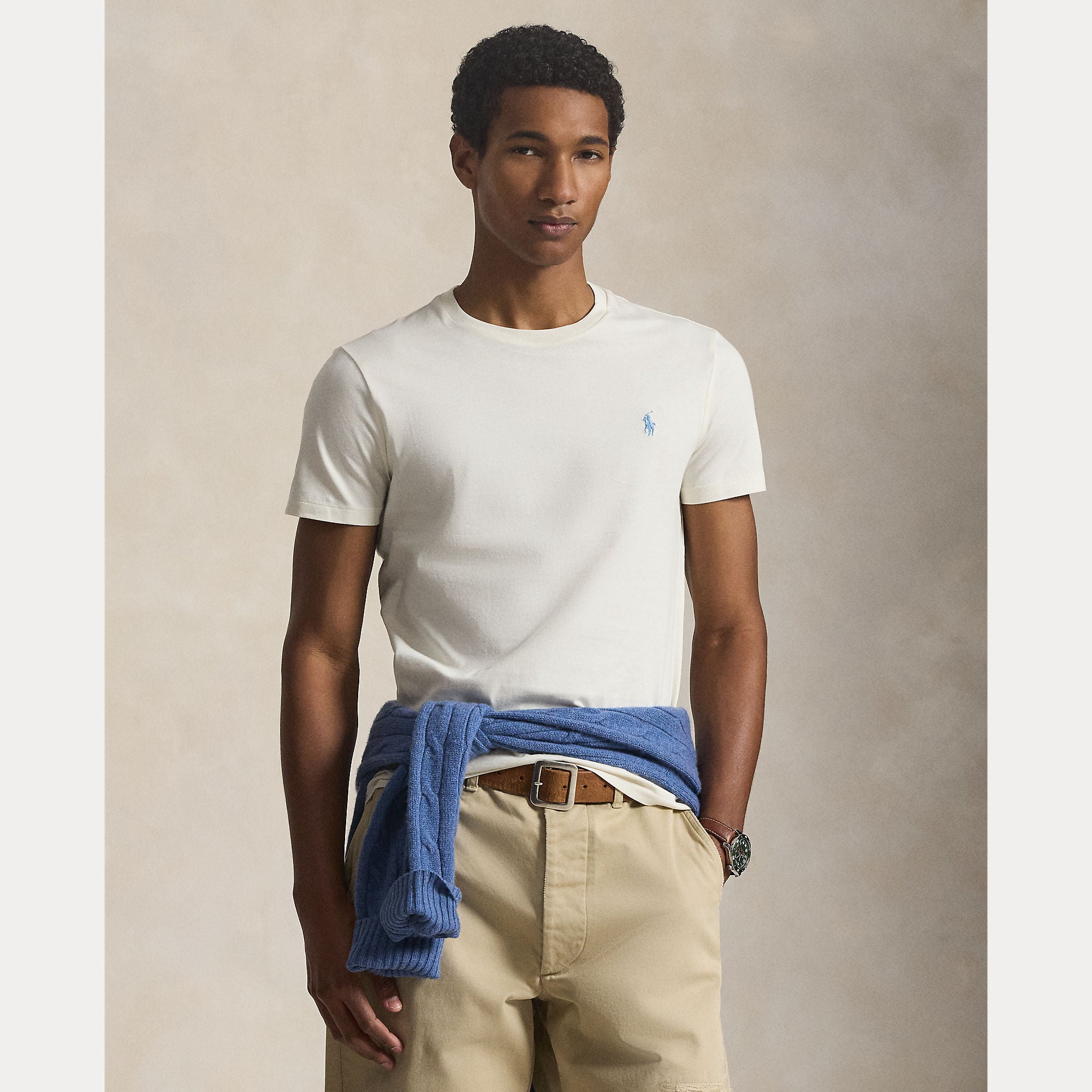 Jersey Crewneck T-Shirt - BoUvy