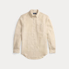 CUSTOM FIT STRIPED LINEN SHIRT - BoUvy