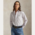 Relaxed Fit Striped Cotton Shirt - BoUvy