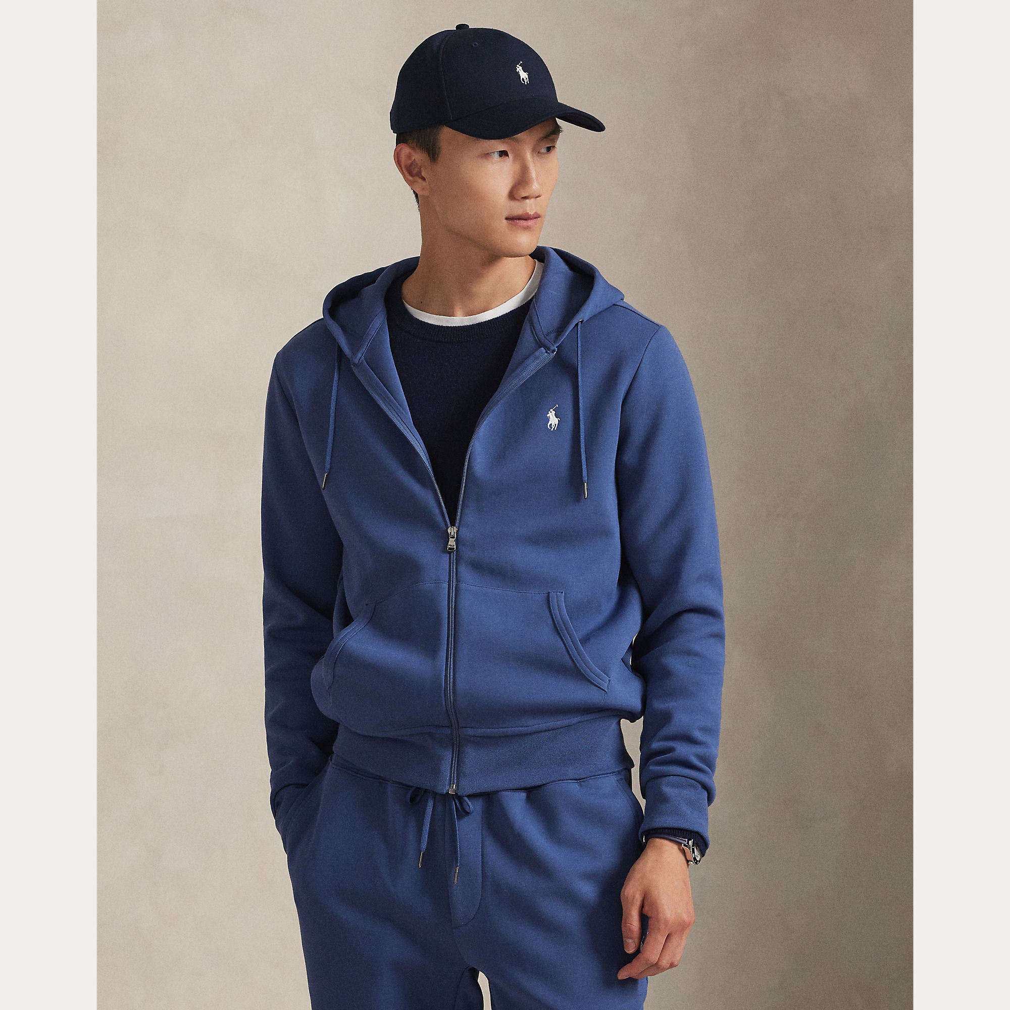Double-Knit Full-Zip Hoodie - BoUvy