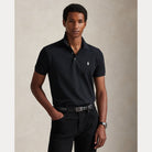 Custom Slim Fit Stretch Mesh Polo Shirt - BoUvy
