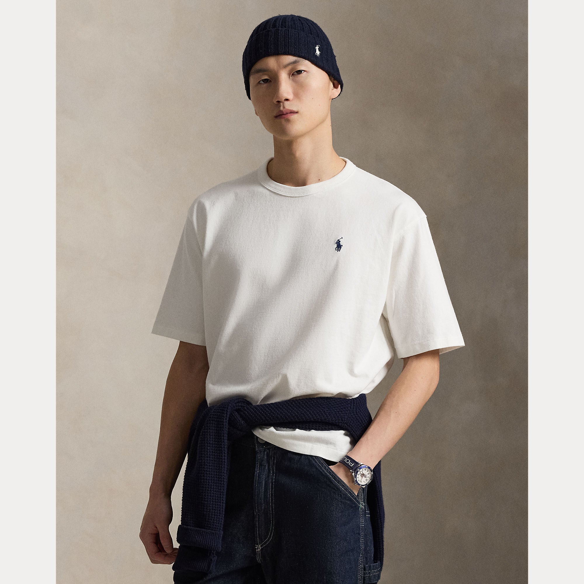 Relaxed Fit Jersey Crewneck T-Shirt - BoUvy