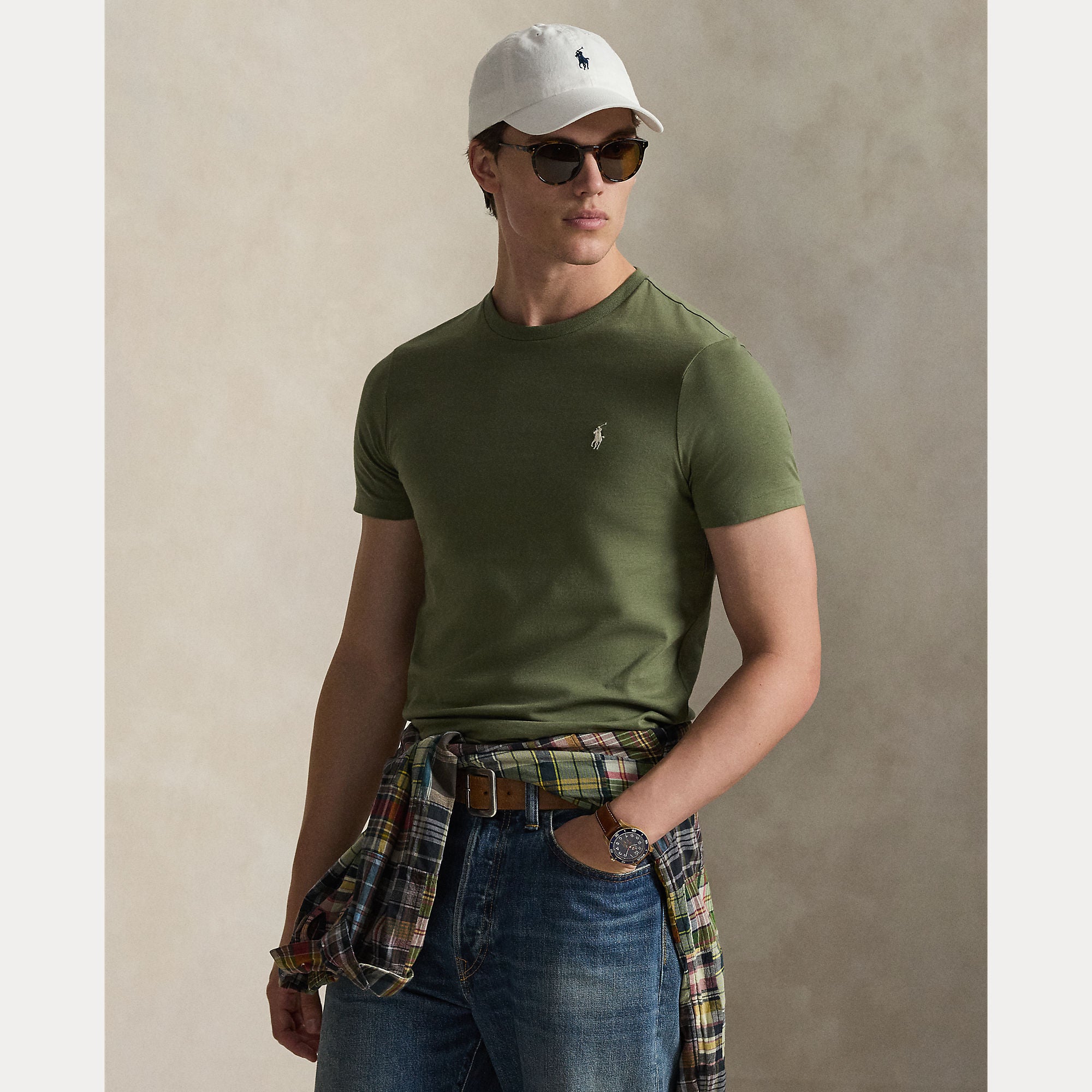 Custom Slim Fit Jersey Crewneck T-Shirt - BoUvy