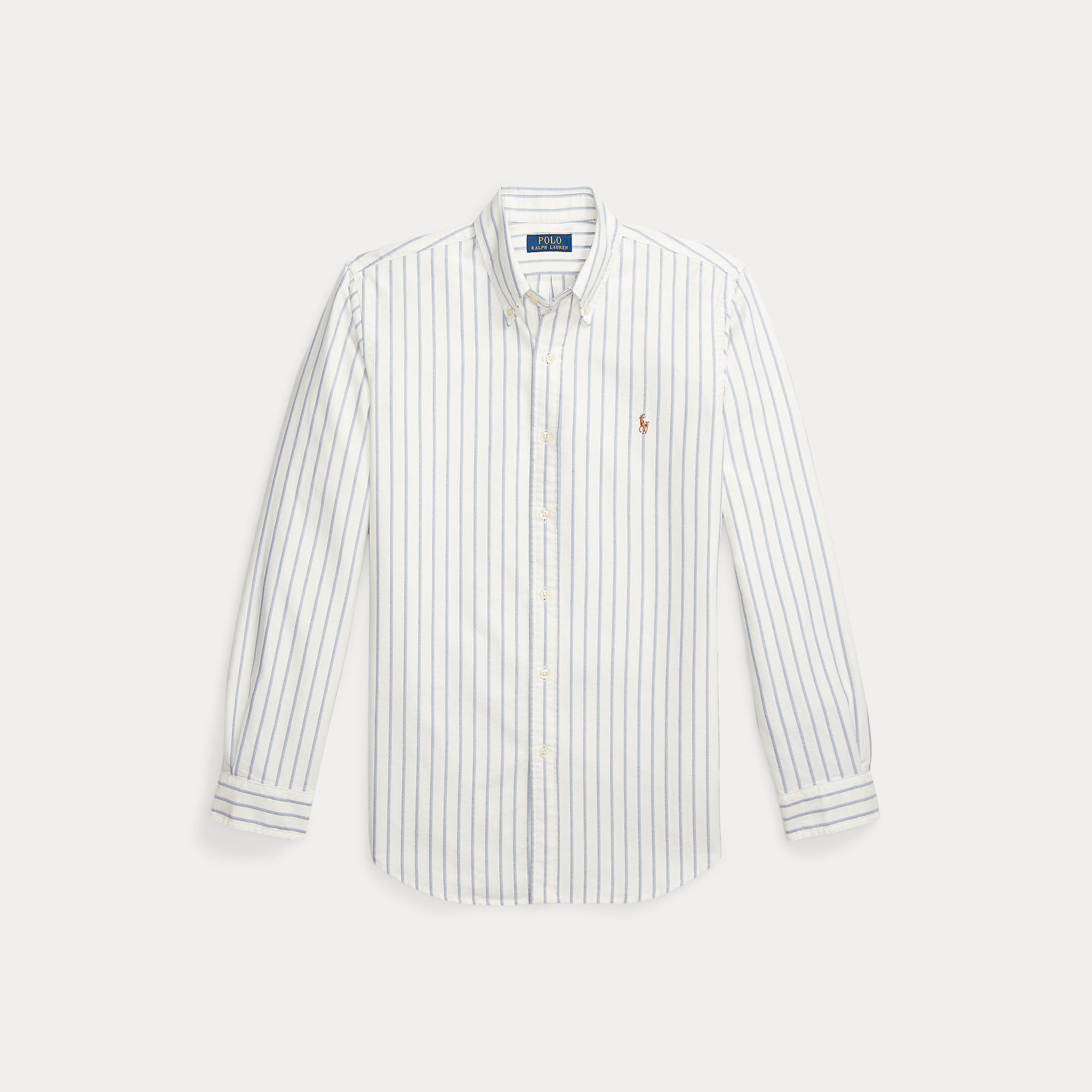 CUSTOM FIT STRIPED OXFORD SHIRT - BoUvy