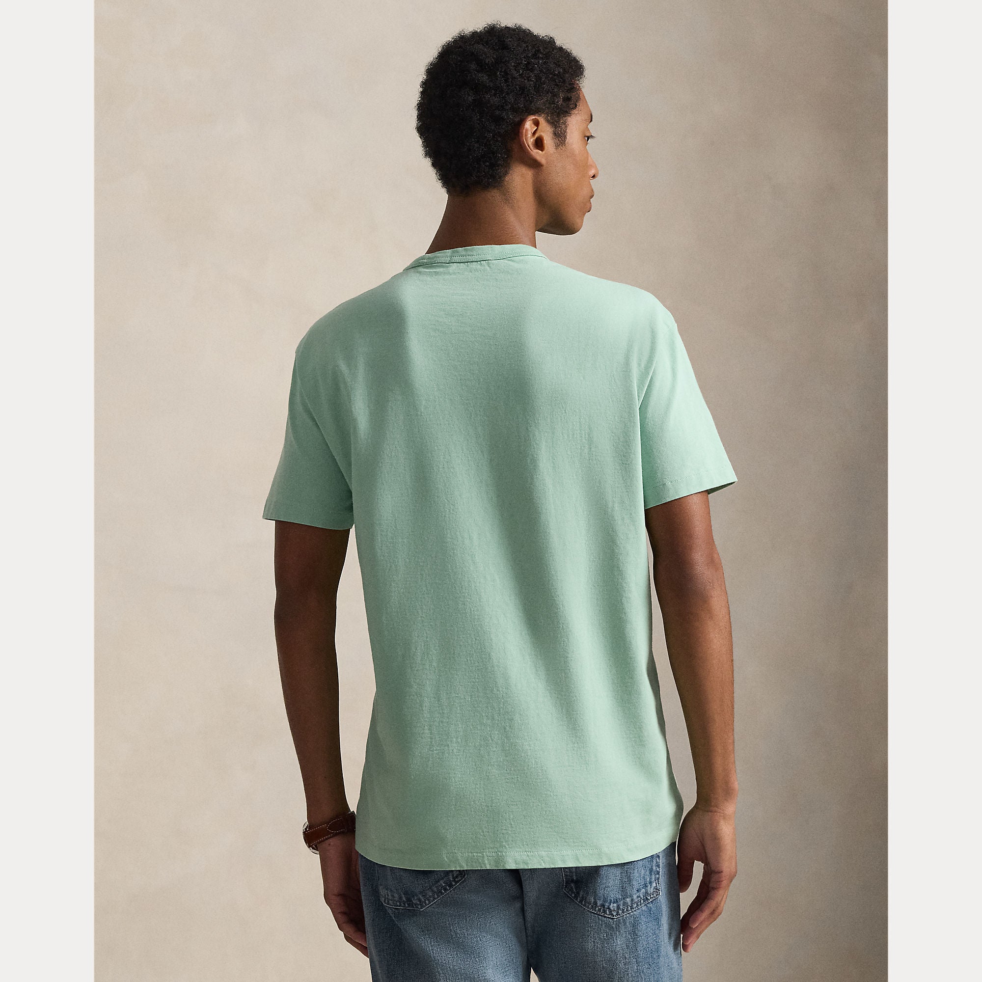 Classic Fit Jersey Crewneck T-Shirt - BoUvy