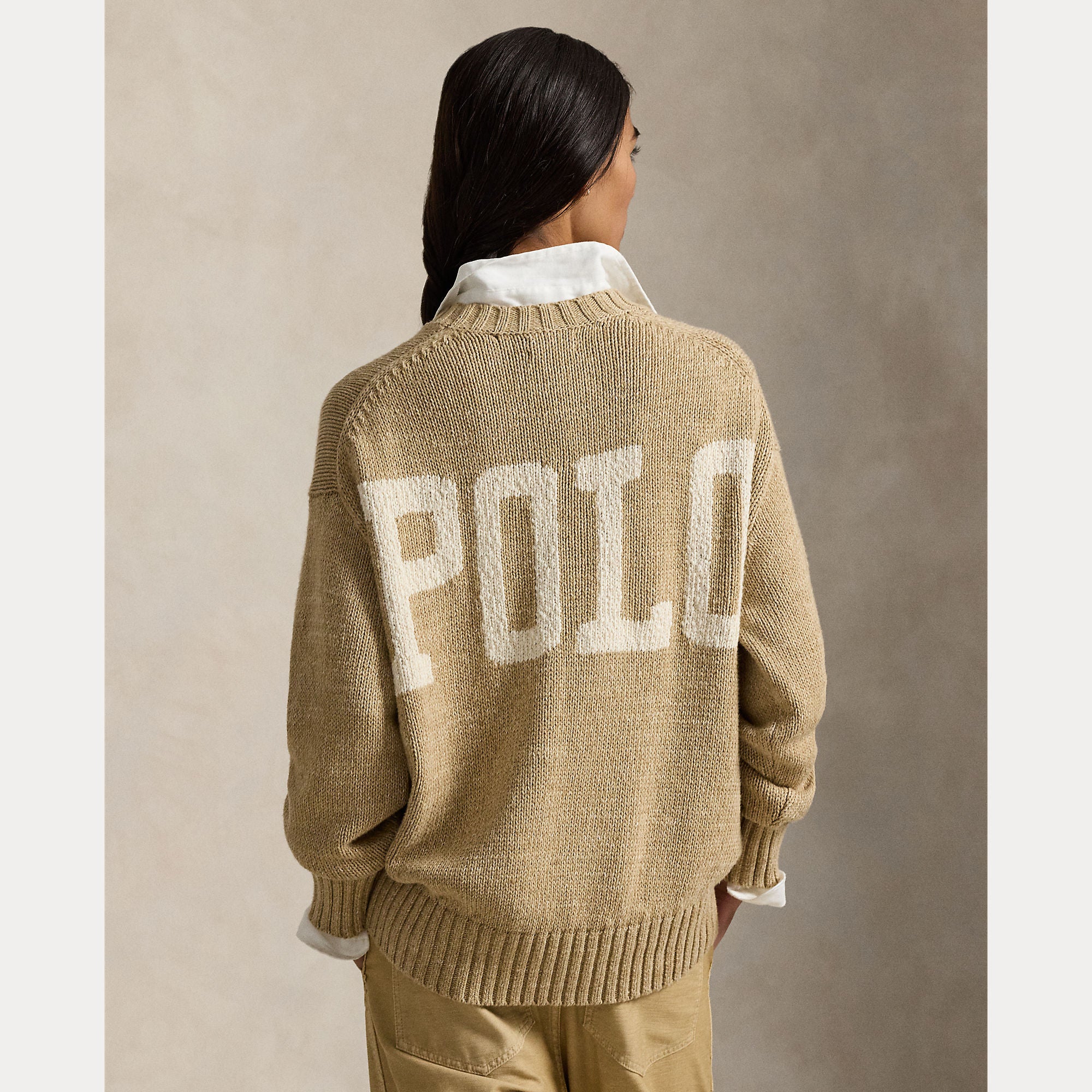 Logo Cotton Crewneck Sweater - BoUvy