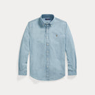 Custom Fit Chambray Shirt - BoUvy