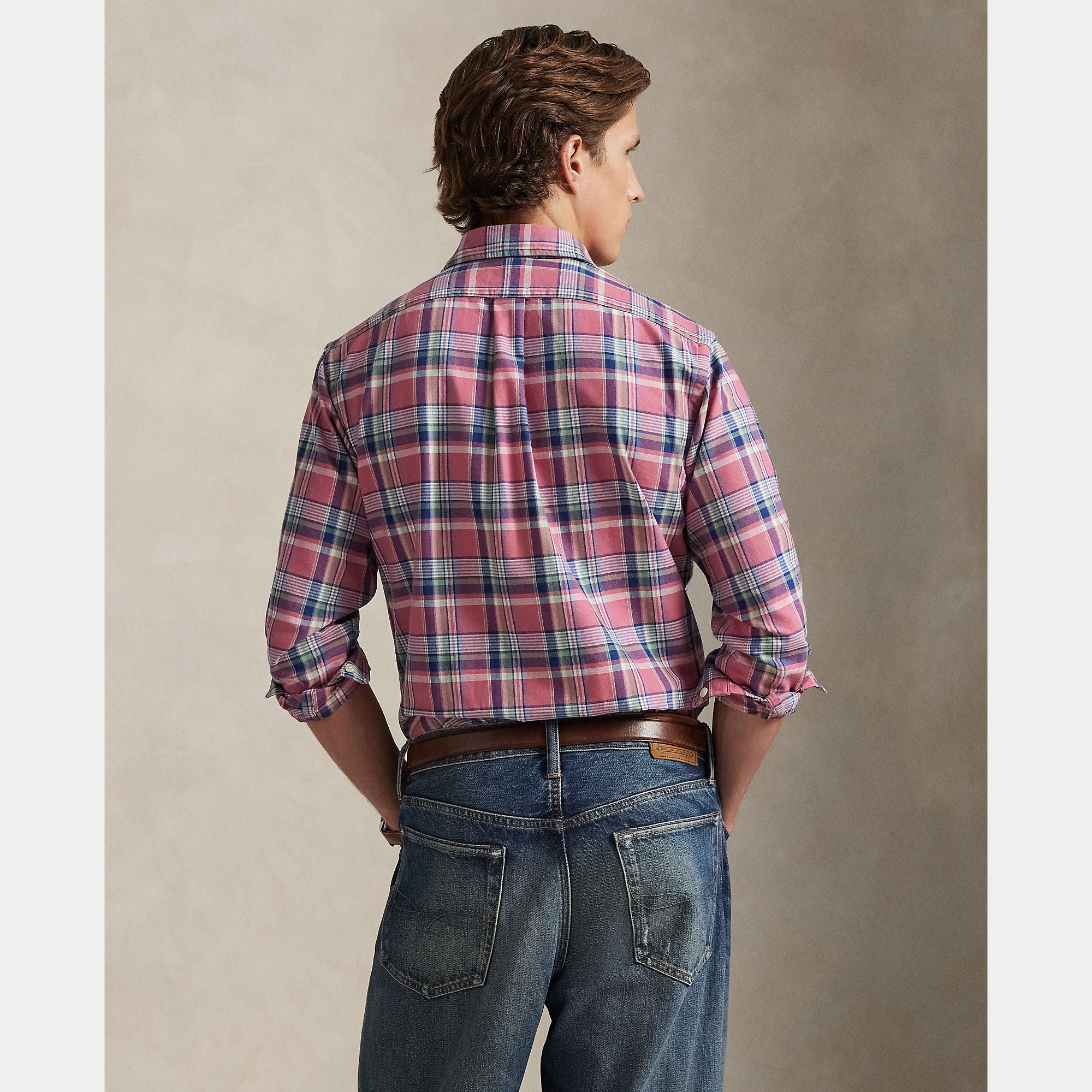 CUSTOM FIT TATTERSALL OXFORD SHIRT - BoUvy