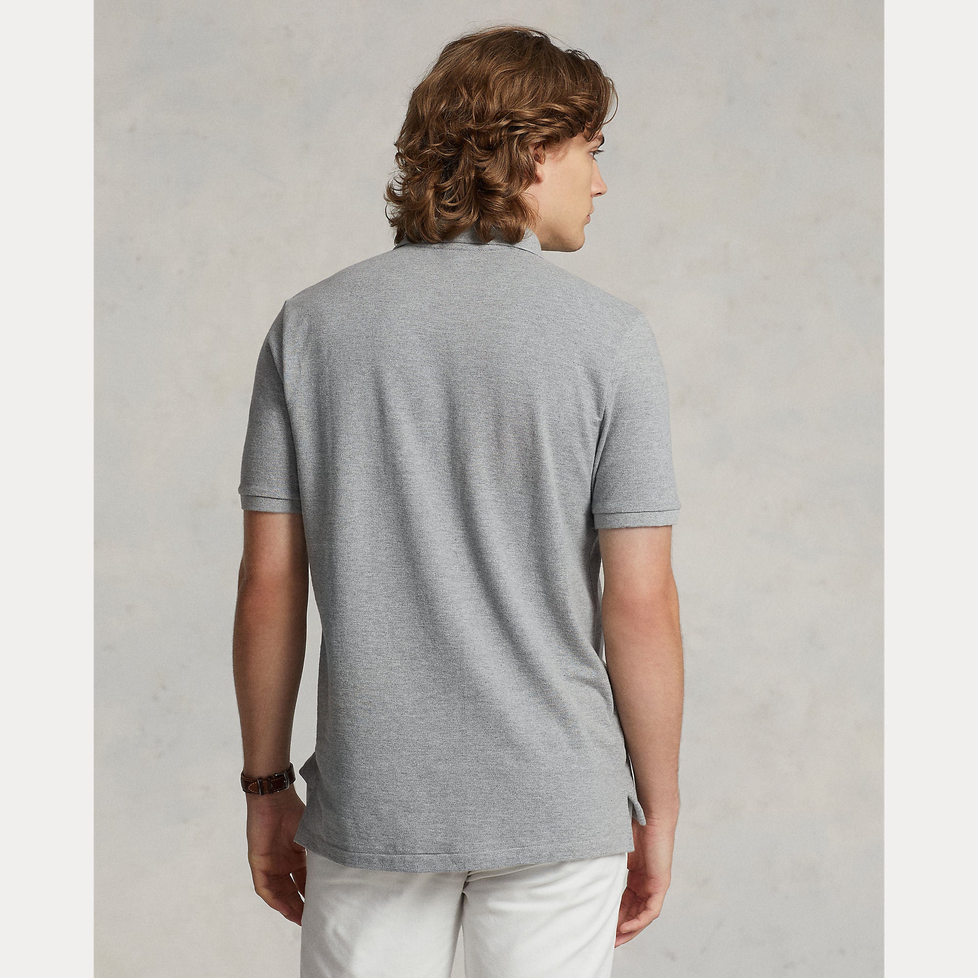 Slim Fit Mesh Polo Shirt - BoUvy