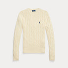 Cable-Knit Cotton Crewneck Sweater - BoUvy