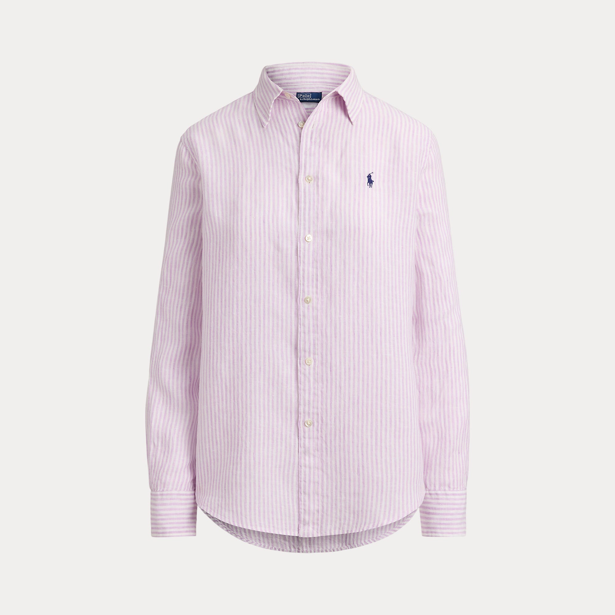 Classic Fit Striped Linen Shirt - BoUvy